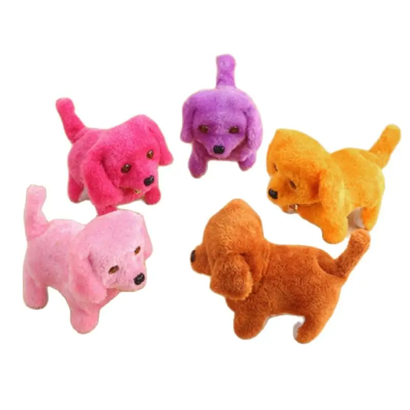 Factory Direct Auspicious Short Plush Toy Electric Electronic Dog New Exotic Single Doll Hot Sale Children's Toys Kid gi | Игрушки и