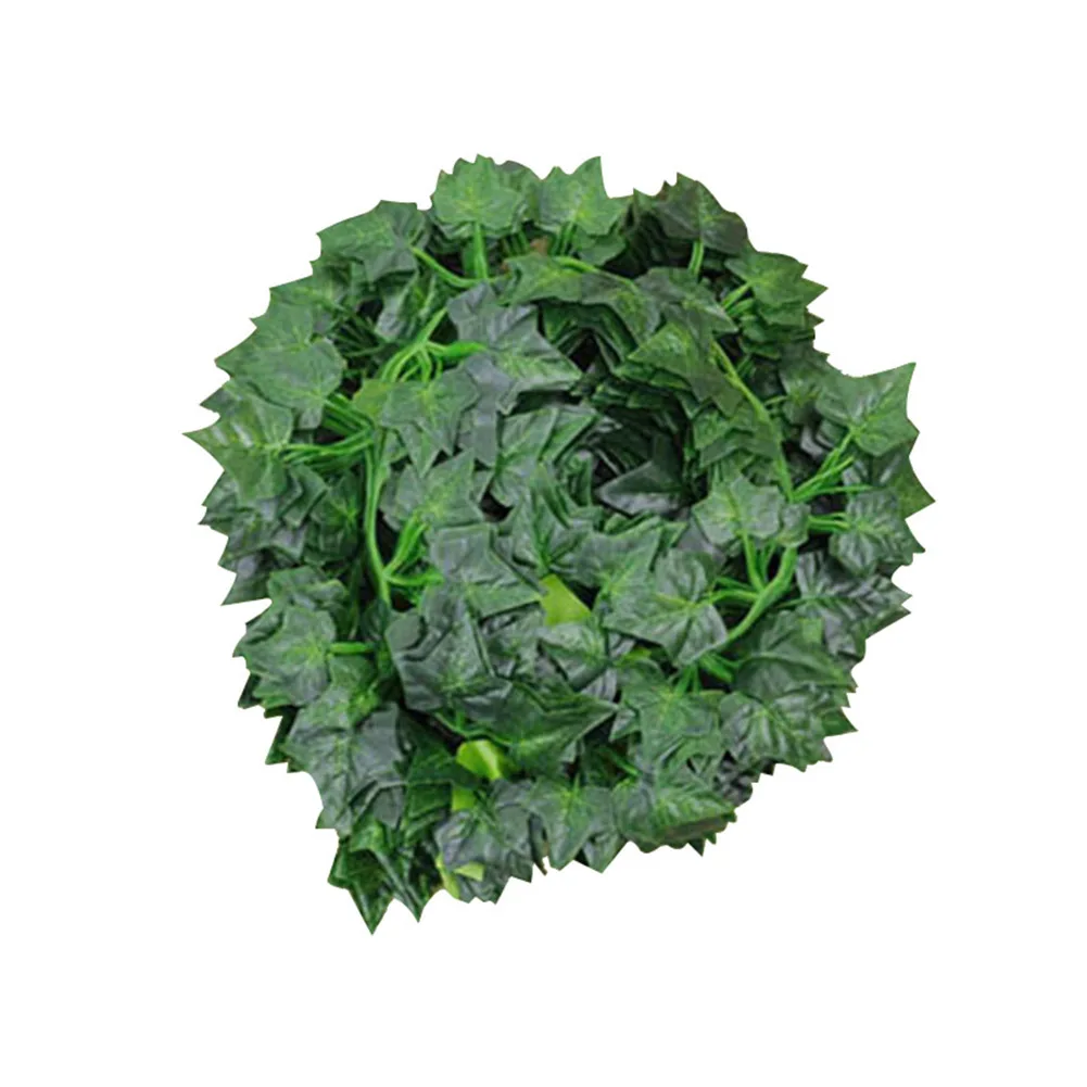 B Лидер продаж искусственный зеленый ротанг имитация 210 см Дерево лист для дома свадебный Декор LSF - Цвет: B