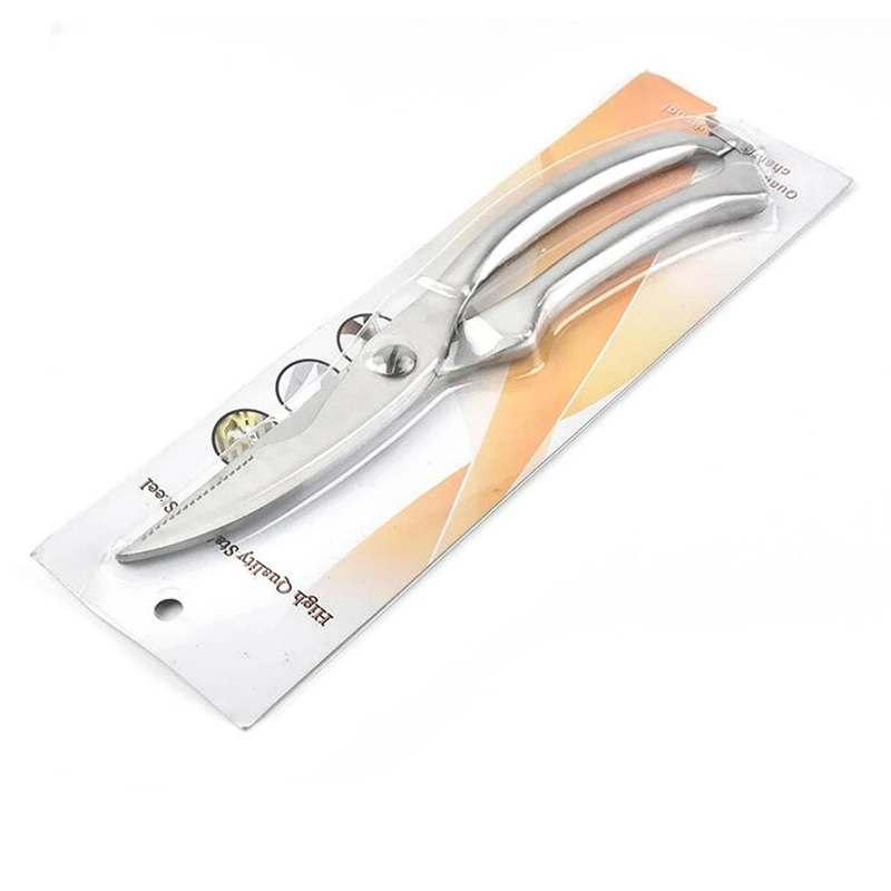 C53 stainless steel CTREE высококачественные ножницы для еды острые куриные кости рыбные косточки морские пищевые овощные ножницы из нержавеющей стали бытовые кухонные инструменты FNS53 - Цвет: C53 stainless steel