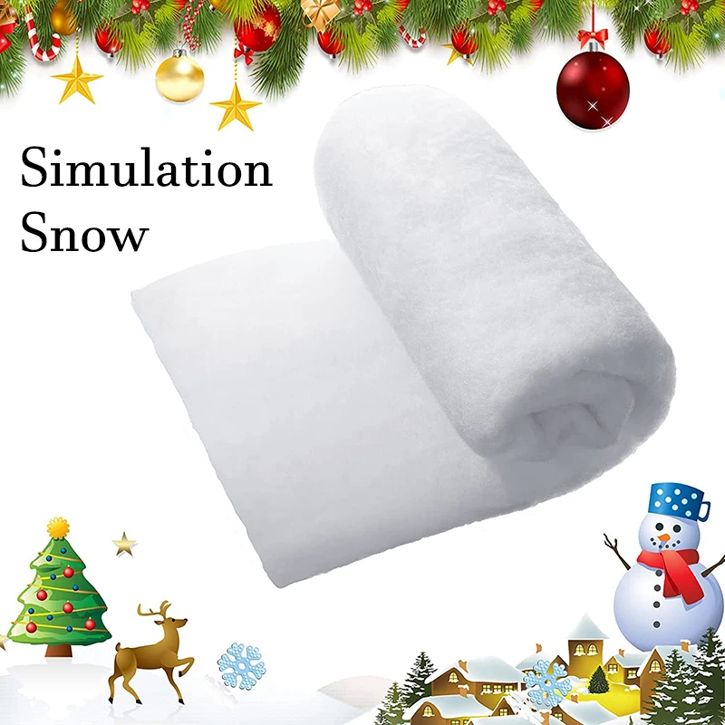 

Christmas Decoration Simulation Snow Artificial Snow Cover Blanket Cotton Christmas Tree Skirts Backdrop Snowflakes For New Year