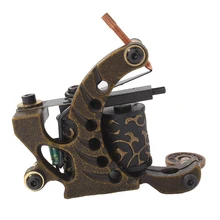 Ручная работа литая медь тату машина высокого качества катушки татуировки машина для лайнера шейдера тела искусства прибор для тату