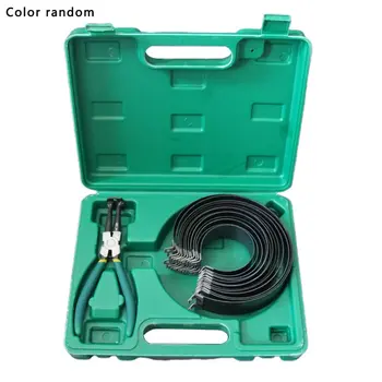 

Professional Piston Ring Compressor Cylinder Installer with Plier &14 Band Tool Automobile piston ring assembly pliers