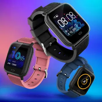 

2020 new Colorful Screen Waterproof Fitness Tracker Bluetooth Sport Smart Watch Bracelet for ios Android