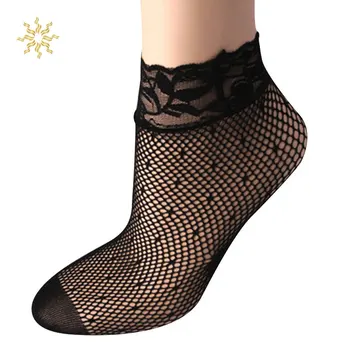 

Chic Streetwear Breathable Casual Fishnet Socks Girl White Sexy Hollow Nets Ladies Customizable Packaging Buy More Discounts CY