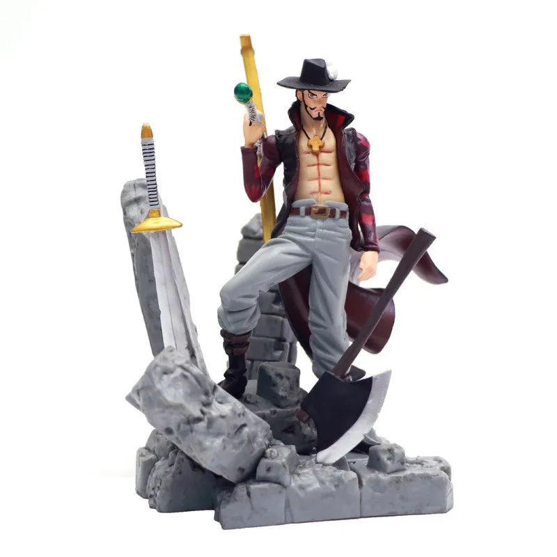 Аниме ONE PIECE Mihawk Zoro's противник шичибукай экшн-фигурка Коллекционная модель