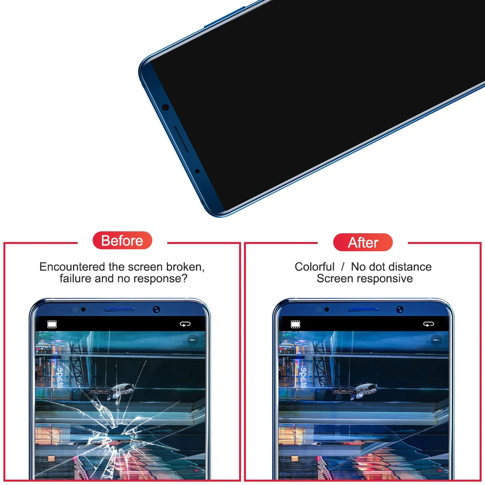 Протестированный OLED экран для 6," huawei mate 10 Pro mate 10 Pro ЖК-дисплей+ сенсорная панель дигитайзер сборка Замена
