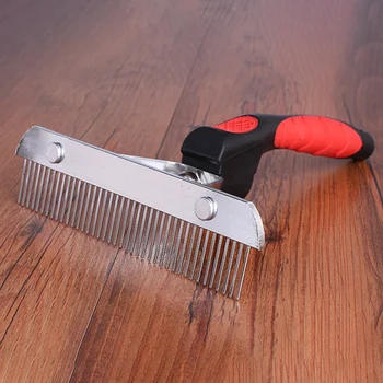 Dog Comb Pet Hair Removal Comb Stainless Steel Grooming Cleaning Brush For Large Dogs Golden Retriever Husky German Shepherd 2