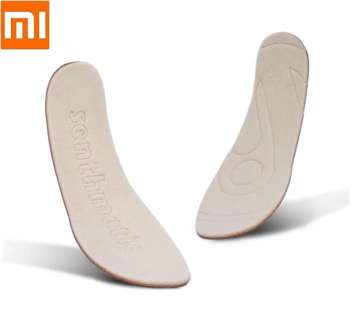 Xiaomi для мужчин и женщин, зимние шерстяные войлочные пробки, теплые стельки, 2 пары, теплые, теплые, для хранения тепла, легкие и удобные стельки