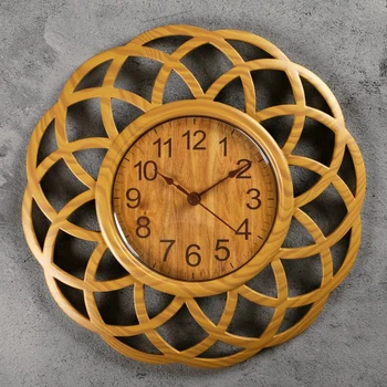 

Wall clock, series: Interior, "Sequoia" 25x25 cm, smooth running 3620740