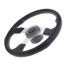 Универсальный 340 мм 3 спица 3/4 ''лодка Рулевое колесо для морской яхты понтонная лодка ребра катер Рыбалка Inboard