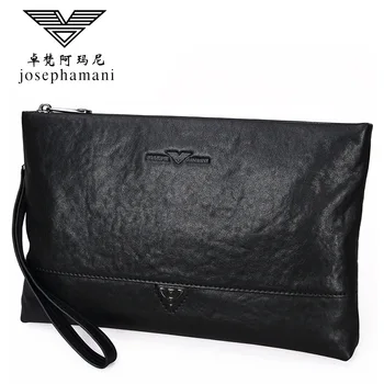 

new portfel Business soft Clutch High-quality Head layer cowhide men wallet JOSEPHAMANI brand genuine leather wallet