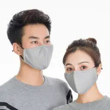 Унисекс хлопок моющийся Анти-туман трехмерная РМ2. 5 рот маска с фильтром