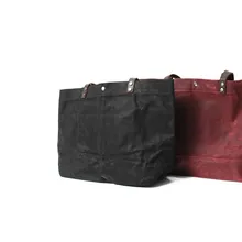 Owen seak, мужская и женская сумка, высокая, уличная, готический стиль, масло, воск, холщовая, черная, сумка для покупок, наклонная, сумка на плечо