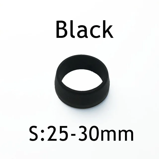 25-30mm Black Силиконовый велосипедный карбоновый Подседельный штырь для велосипеда MTB Дорожная лента для велосипеда водонепроницаемый пылезащитный силикагелевый Подседельный штырь резиновые чехлы - Цвет: 25-30mm Black