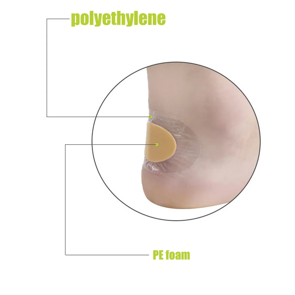 2 комплекта пятки, антиблистерные подушечки с клеевой пеной, предотвращающие уход за пяткой и носком