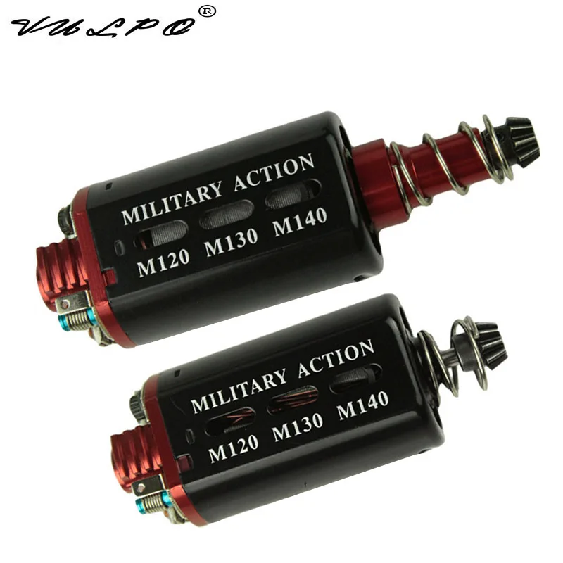 

VULPO Heat Dissipation Type Metal Back Cover High Speed Motor Long/Short Axis For Airsoft AEG AK/G36/M16/M4/MP5/G3/P90