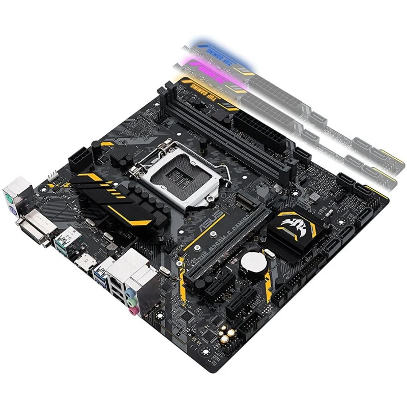 Материнская плата Asus TUF B360M-E GAMING Soc-1151v2 Intel B360 2xDDR4 mATX AC`97 8ch(7.1) GbLAN+DVI