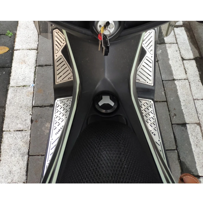 Мотоциклетные подножки для Yamaha NMAX155 Nmax 155 Rider подножки педали пластины колодки уличного велосипеда скутер подставки для ног Peg