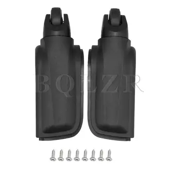 

BQLZR 2PCS 20.5x7.6x6.9cm Universal Luggage Wheels W129# Rear Wheel Black
