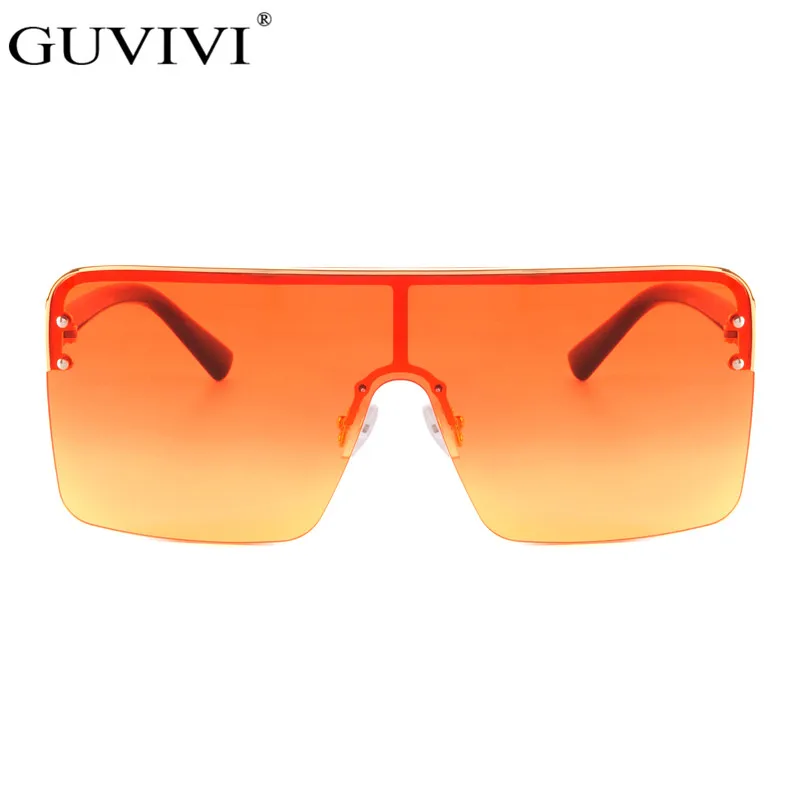 Модные негабаритные Квадратные Солнцезащитные очки женские брендовые дизайнерские винтажные градиентные синие розовые солнцезащитные очки для женщин мужские очки UV400