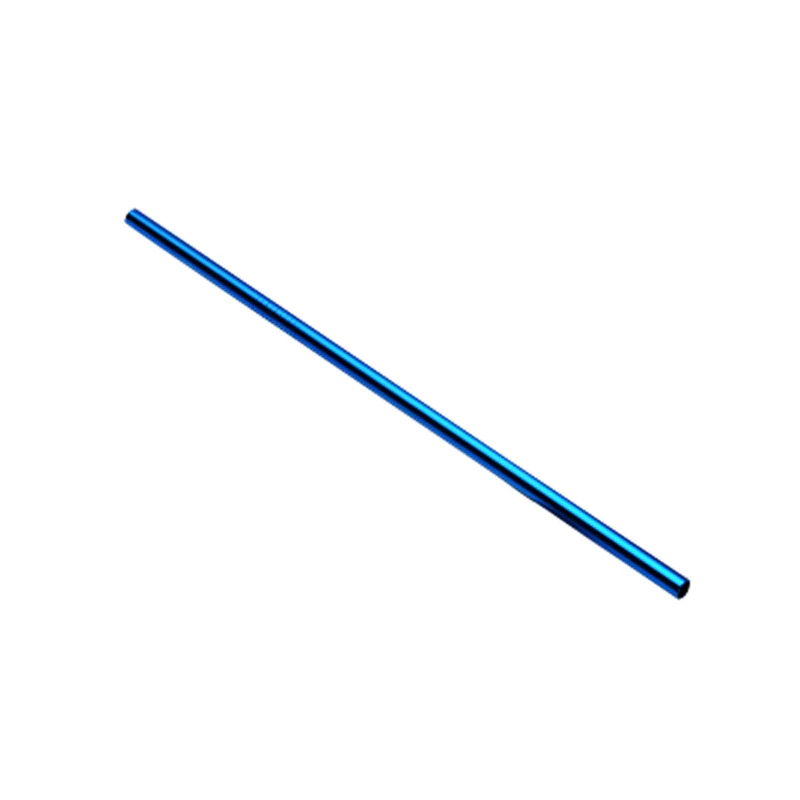 S 10pc New Stainless Steel Straw Reusable Metal Drinking Straw With Cleaner Brush For Home Party Barware Bar Accessories - Цвет: S 10pc