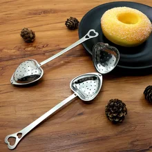 Ситечки для заварки чая в форме сердца из нержавеющей стали