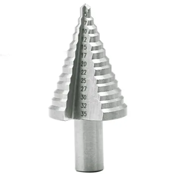 

1pcs 5-35mm Step Drill Bit Metal High Speed Steel Wood Drilling Conduit Installation HSS Industrial Drill
