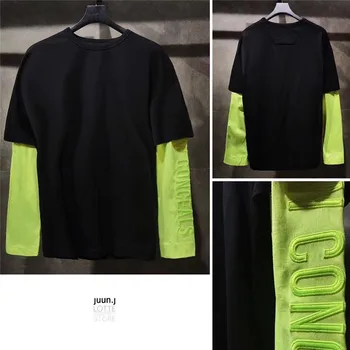 

JUUN.J T Shirt Men Women 1:1 high quality Long Sleeve Top Tees Hip Hop JUUN.J T-shirts