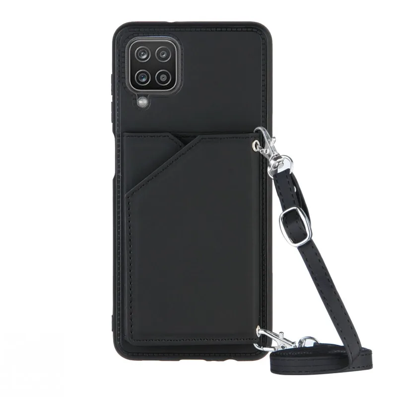 

Wallet Strap Case for Samsung Galaxy A54 A34 A24 A14 A15 A05 A05S A55 A53 A33 Shockproof Card Leather Necklace Crossbody Cover