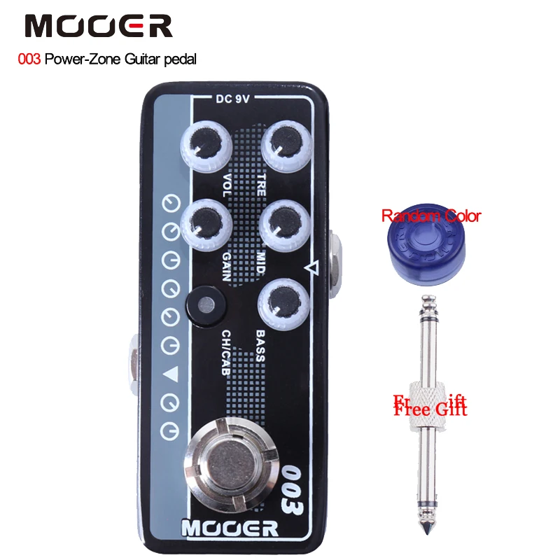 

Mooer Micro Digital Preamp 003 Power-Zone High quality dual channel preamp with 3Band EQ effect pedal 2 different modes
