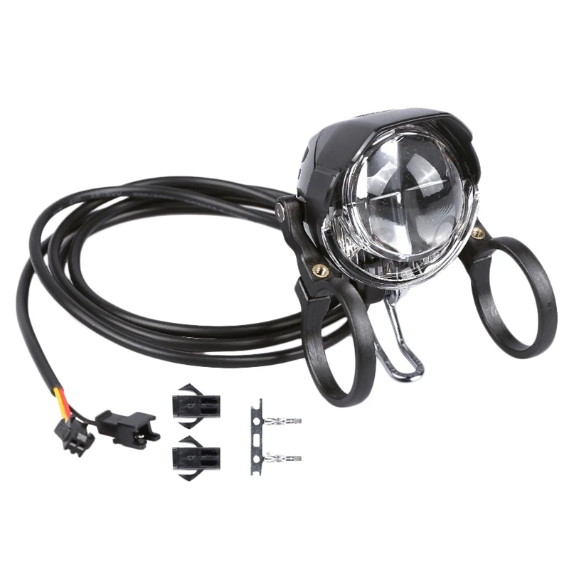 

Quality Electric Bicycle 3W Waterproof Headlight Aluminum Housing Led Ebike Light