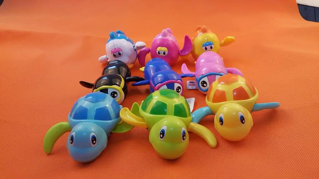Детская игра с водой, маленькая игрушка для ванной, водяные игрушки, детская заводная ванна, маленькая утка, игра, Весенняя рыба, черепаха