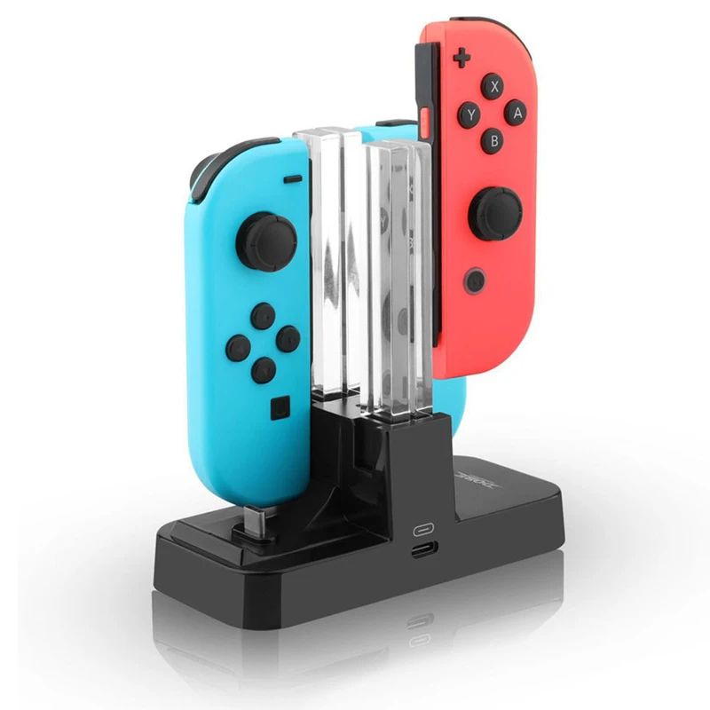 Переключатель контроллер зарядное устройство для joy-con совместим с nintendo Switch, зарядная док-станция с Pro контроллер зарядное устройство для nintendo