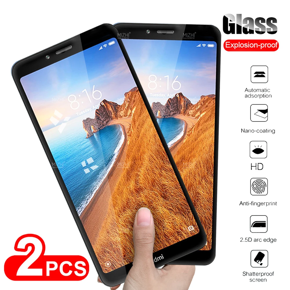 Защитное стекло 2 шт. для Xiaomi Redmi 7A 8A 8 7 A защита экрана закаленное 5A 6A 5 6 защитная