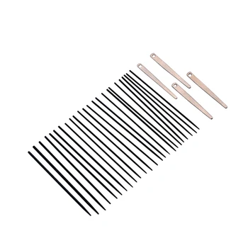 

SEWS-1 Set 24Pcs Sax Spring Needles+4Pcs Sax Spring Leaf Screws DIY Saxophone Accessory for Saxophonist