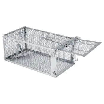 

27*14*12cm Rat Trap Cage Small Animal Pest Rodent Mouse Control Bait Catch Rust Resistant