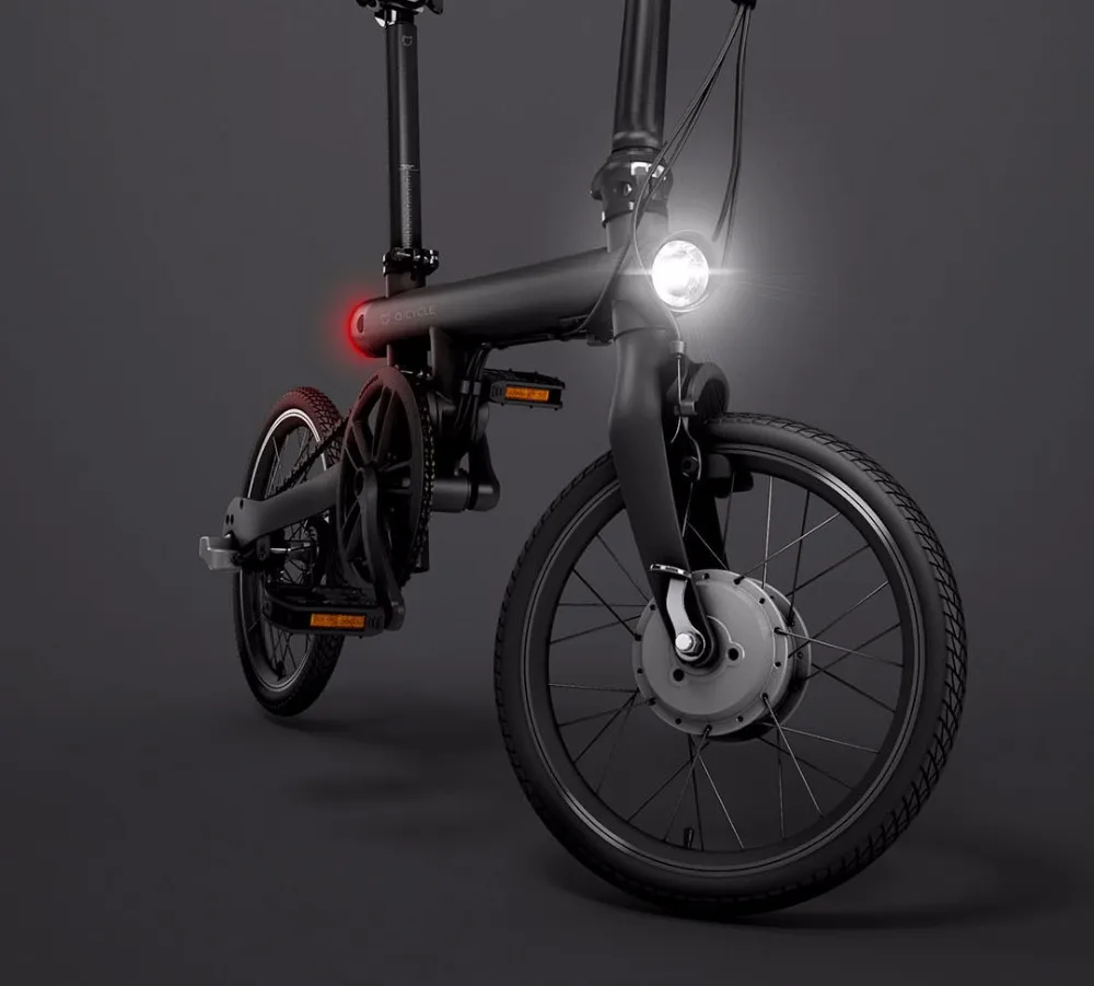 Бренд Mi Qicycle 20 км/ч складной Bluetooth 4,0 телефон приложение монитор умный электрический велосипед с 1,8 ''экран велосипед