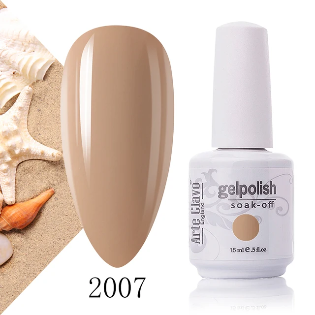 Arte Clavo 131 Colors Gel Polish Nail Gel Varnish Paint Semi Permanent Nails Art Gel Nail Polish For Manicure Top Coat Base Coat 2007