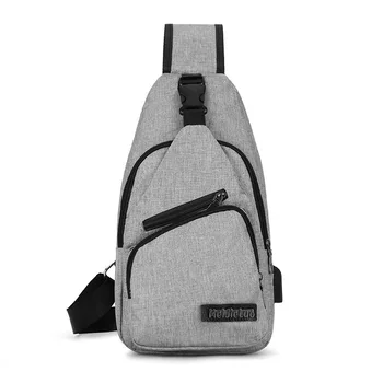 

2019 Chest Bag for Men Waist Bag Canvas Fanny Pack Boy Street oxford Crossbody Pack Casual Travel Bags casual Shoulder Pack