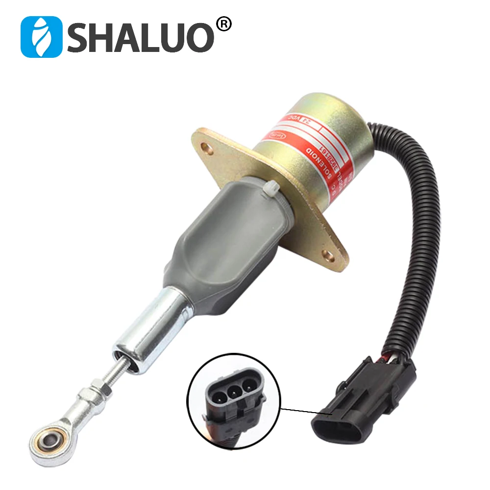desligar parada solenóide valor flameout interruptor 12v 24v opcional