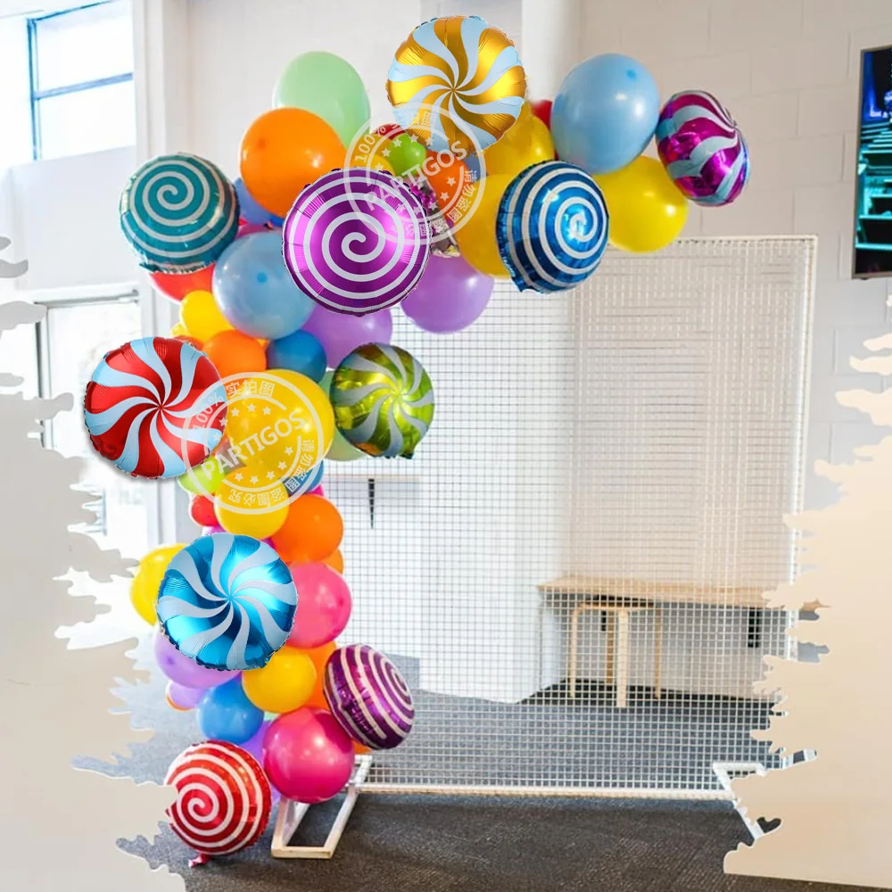 Wholesale 18" Sweet candy lollipop Ballons Anniversaire Summer Party ballons