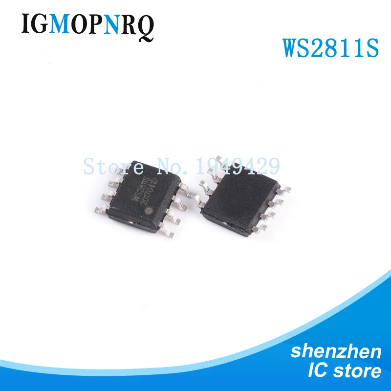 100 шт. WS2811S SOP-8 WS2811 2811 Новая быстрая доставка | Электронные компоненты и