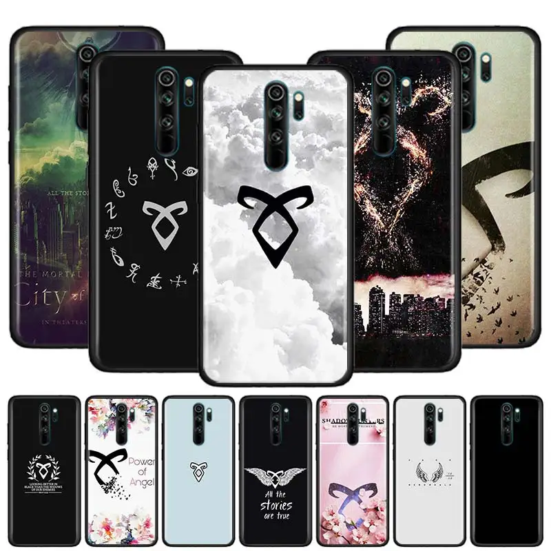 Shadowhunters Case for Xiaomi Redmi Note 9S 8T 8 7 9 9A 9C K30 Pro 8A 7A 6 Black Silicone Phone Cover Sac | Мобильные телефоны и