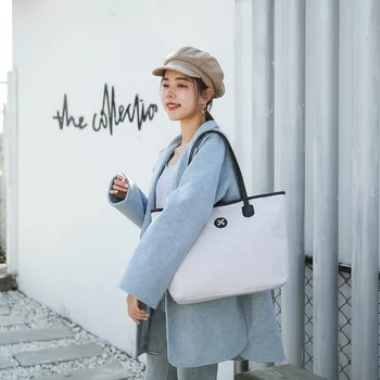 

Canvas women's bag 2020 summer bag ladies shoulder Hand bag bag tote bag