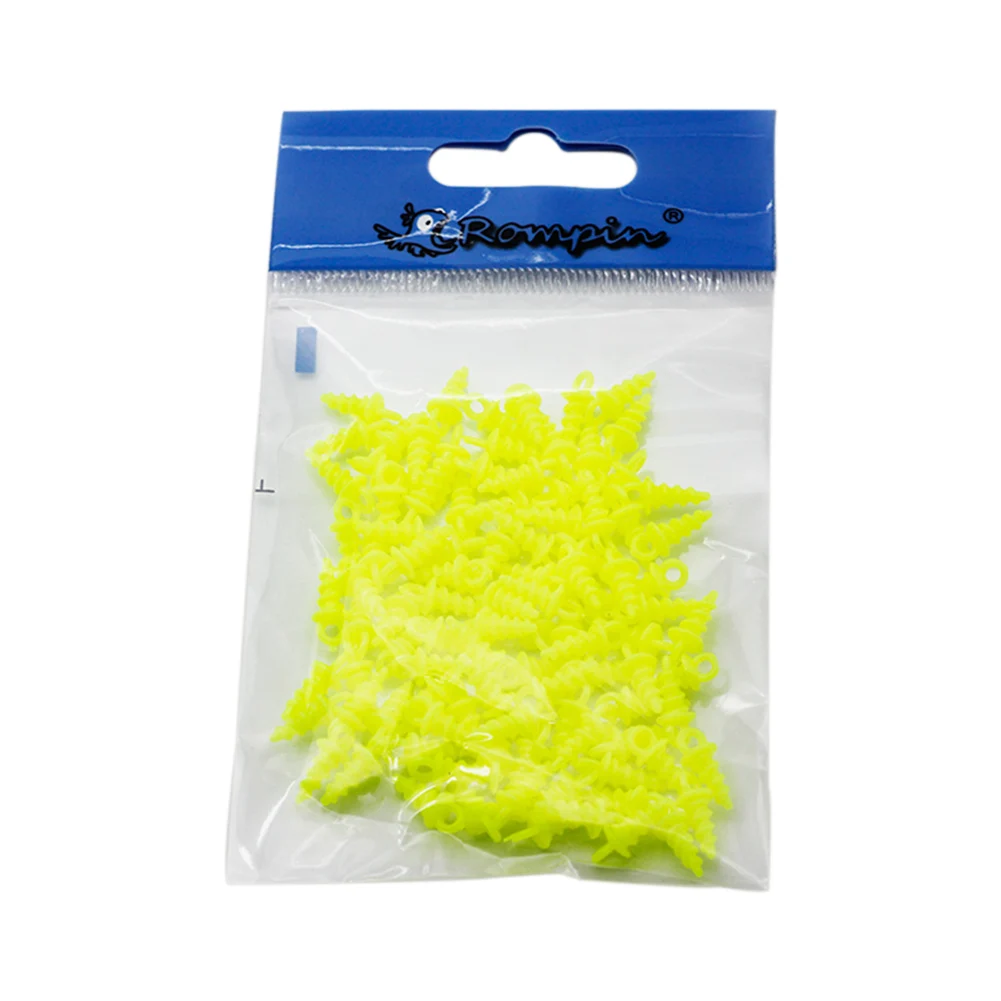 

100 Pcs Bait Screw Floating Ball Carp Pellet Peg Terminal Holders Accessories Fixed Rig Fishing Tackle Lure Plastic Sports