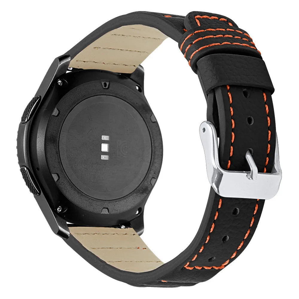 Кожаный сменный Браслет для часов для samsung gear S3/Galaxy Watch 46 мм 22 мм ремешок для huawei Watch GT 46 мм/42 мм элегантный/2 Pro ремень