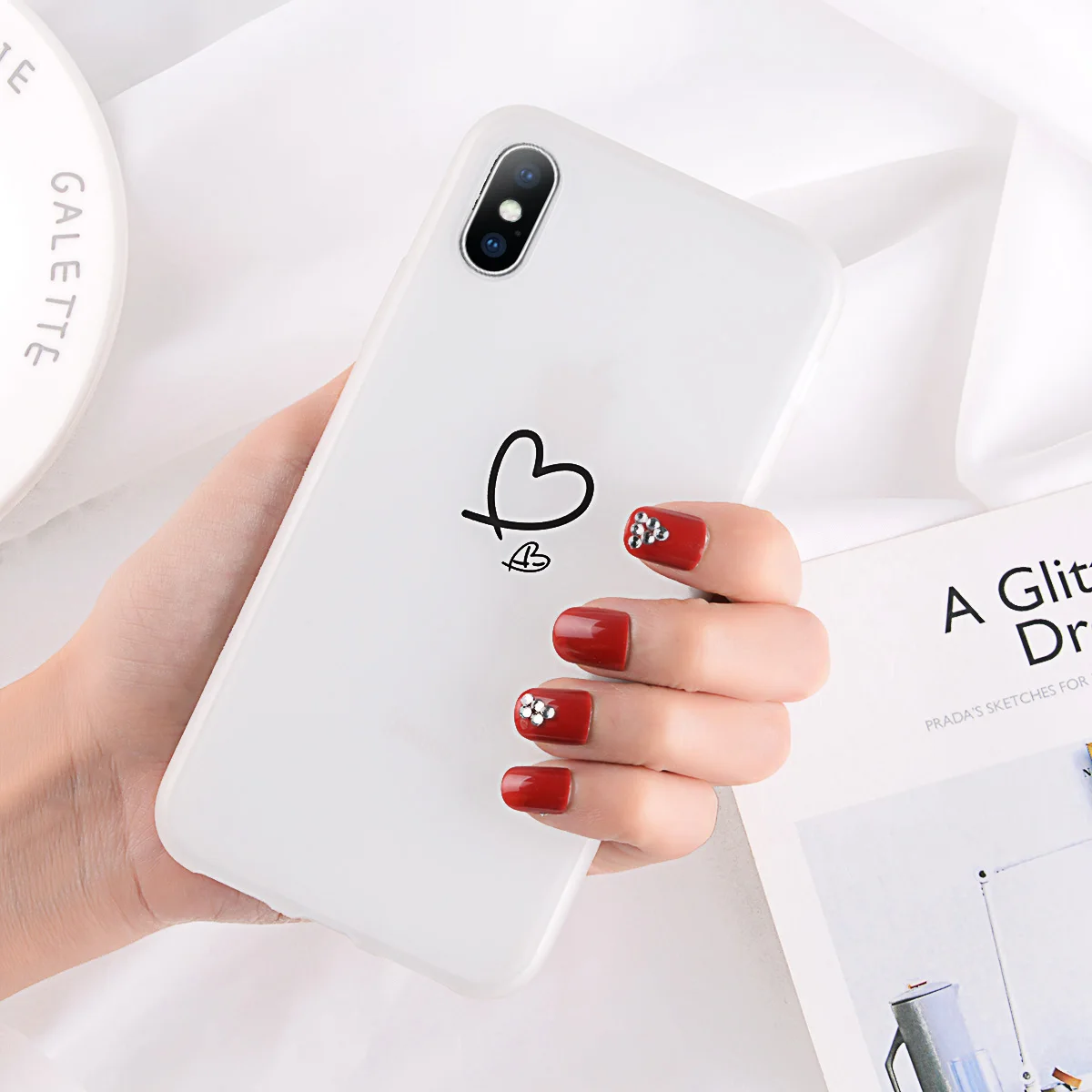 T4 Светящийся силиконовый чехол KJOEW для iPhone 7, 6, 6s, 8 Plus, X, XR, XS, MAX, XS, мультипликационный мягкий чехол для телефона, TPU, чехол - Color: T4