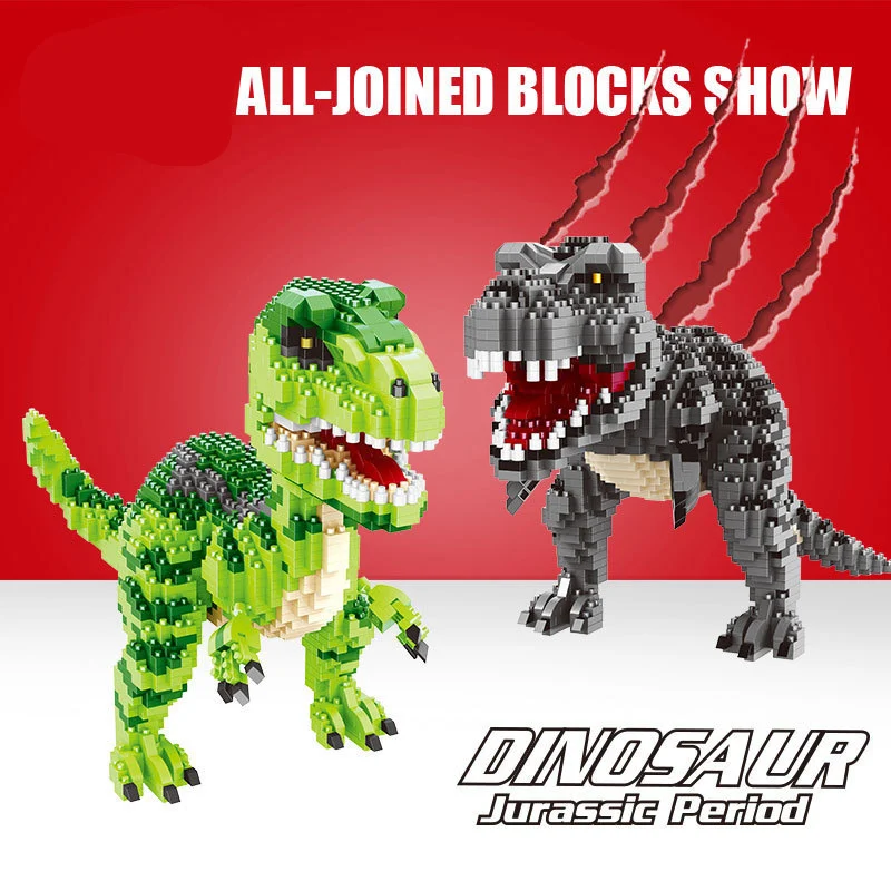 Skup Świat jurajski 2 klocki Legoings dinozaury figurki cegły Duplos Tyrannosaurus Rex Park Indominus montaż zabawek dla dzieci