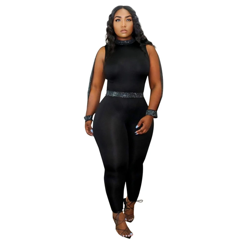 

Women's Clothes Fashion Solid Color Sleeveless Webbing Jumpsuit