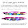 COUNTBASS Jigging Fishing Lures 60g 80g 100g 120g 150g, Saltwater Slide Jigs Leurre Lead Metal Fish Bait Snapper Lure ► Photo 2/6